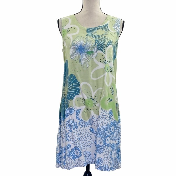 PEPPERMINT Bay New York Floral Mini Shift Dress - Picture 1 of 11
